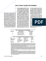 Standardization of Home Laundry Test Conditions