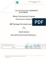 Nde Matrix For Station Piping Rev. 0