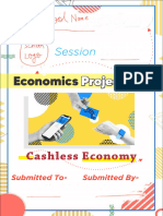 Cashless Economy Class XII Term 1 Project