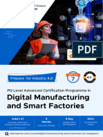 Brochure PG Level Advanced Certification Programme in Digital Manufacturing and Smart Factories Iisc