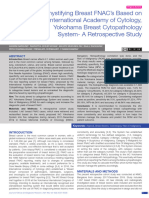 Demystifying Breast FNAC's Based On The International Academy of Cytology, Yokohama Breast Cytopathology System - A Retrospective Study