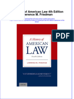 A History of American Law 4Th Edition Lawrence M Friedman Full Chapter PDF