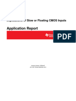 Implications of Slow or Floating CMOS Inputs