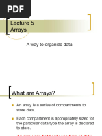 L05 - Arrays