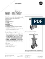 Pneumatic On Off Valve Datasheet