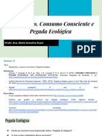 Desperdício, Consumo Consciente e Pegada Ecológica: Profa. Dra. Elaini Karoline Russi