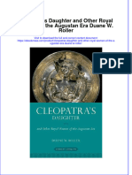 Cleopatras Daughter and Other Royal Women of The Augustan Era Duane W Roller Full Chapter PDF