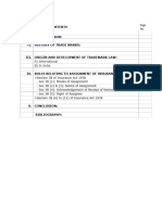 Origin and Development of Trademark Law - International and Indian.