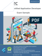 Flutter Certified Application Developer - Exam Sample - AFD 200 - English