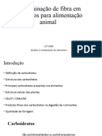 Aula Determinação de Fibra em Alimentos para Alimentação Animal