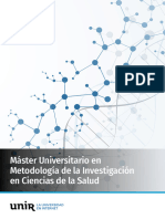 Master en Investigación Ciencias de Salud