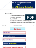 Application of Integration