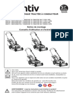 Tondeuse Thermique Tractée À Conducteur Marchant: AVERTISSEMENT: Lisez Les Instructions Avant D'utiliser Le Produit !