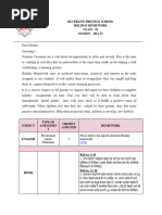 CL 10 - Holiday Homework - 2024-25