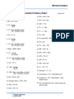 Formula Sheet