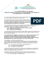 Assurance Maladie Du Personnel Et de Leurs Familles, Des Véhicules Et Des Équipements