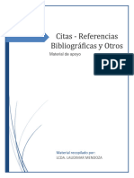 Citas, Referencias Bibliográficas y Otros - Material para Los Estudiantes