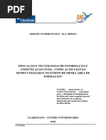 Educação e Tecnologias de Informação e Comunicação (TCIs) Como As TICs Estão Sendo Utilizadas No en