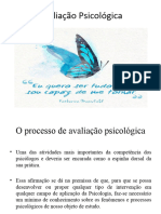 2 º Aula Avaliação Psicológica