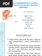 Askep Gadar Trauma Abdomen