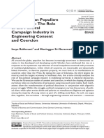 Authoritarian Populism in Indonesia The Role of The Political Campaign Industry in Engineering Consent and Coercion