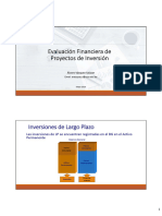 Evaluación Financiera de Proyectos