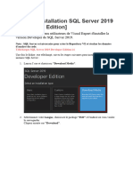 Guide D'installation MS SQL SERVER 2019