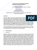 Cold In-Place Recycling of Marginal Materials in Malaysia: How Does It Fare?