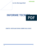 Informe Dvwa-Kali-Linux