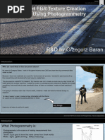 Environment PBR Texture Creation Using Photogrammetry - R&D by Grzegorz Baran