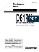 D61PX-12 3M BLADE Operation Maintenance Parts Manual