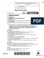 0s4 9MA0 01 Pure 1 Mock Set 4 PDF