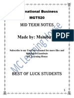 Mgt520 Mid Term Notes