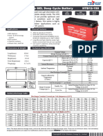 HTB12-150 High Temp Deep Cycle Gel Battery