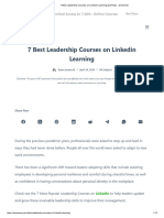 7 Best Leadership Courses On Linkedin Learning 2024 May - Answersq