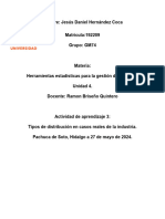 Actividad 3. Tipos de Distribucion en Casos Reales de La Industria