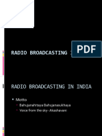 Radio Broadcasting in India