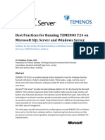 Silo - Tips Best Practices For Running Temenos t24 On Microsoft SQL Server and Windows Server