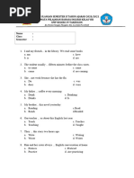 SOAL Ulangan Bahasa Inggris Kls VIII Sem 2