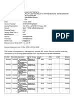 Bank Statement On 19102023