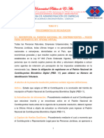 Tema 3 - Procedimientos de Recaudacion