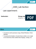 Brinell Hardness Test