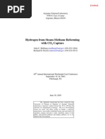 Hydrogen From Steam Methane Reforming For Carbon Dioxide Cap