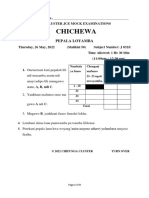 Chichewa Paper I