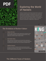 Exploring The World of Hackers