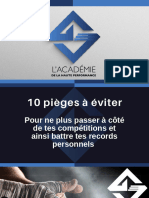 10 Pièges À Éviter Pour Ne Plus Passer À Côté de Tes Compétitions Et Battre Tes Records Personnels