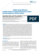 Evolving Electric Mobility Energy Efficiency In-Depth Analysis of Integrated Electronic Control Unit Development in Electric Vehicles