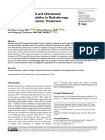 Leong Et Al 2023 Focused Ultrasound and Ultrasound Stimulated Microbubbles in Radiotherapy Enhancement For Cancer