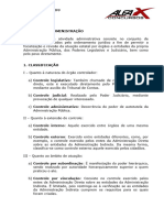 Dir. Administrativo - Controle Da Administração