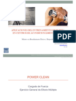 Aprender La Cargada de Fuerza. Power Clean